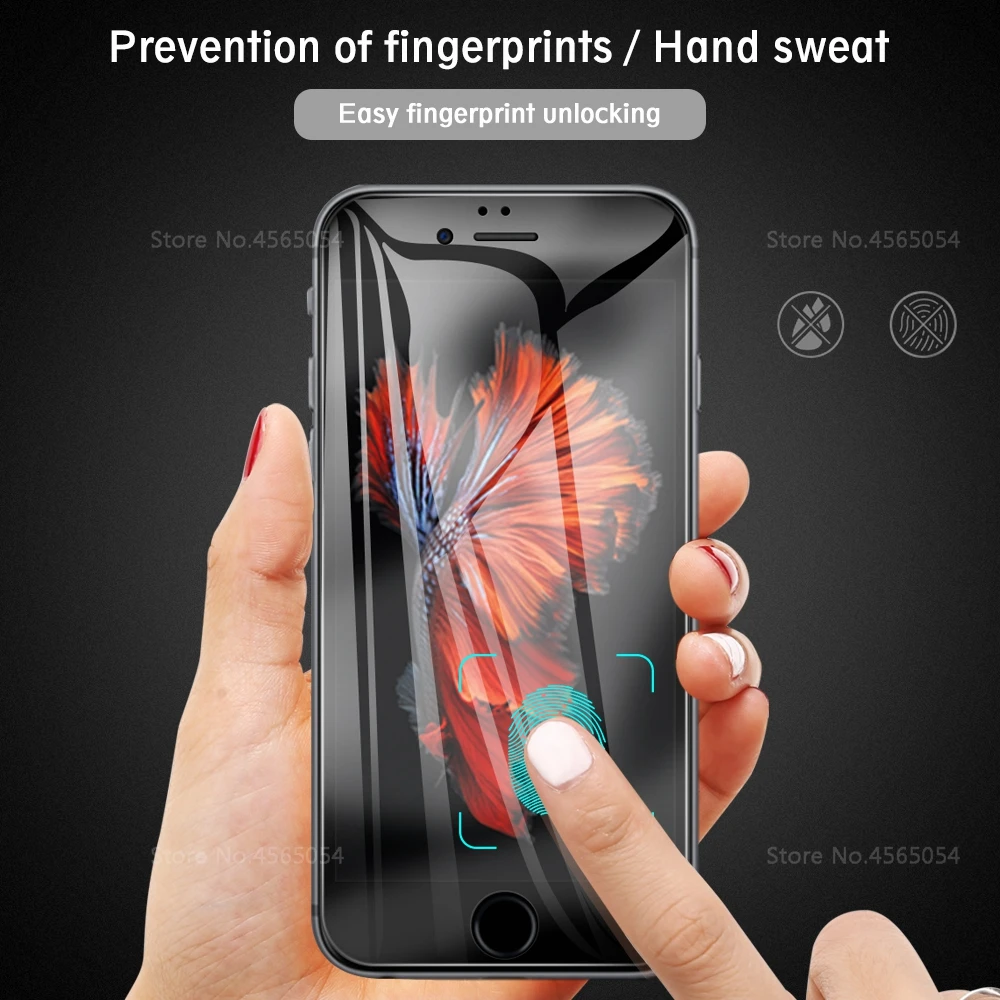 Screen Protector Tempered Glass For iPhone 7 8 Plus XS MAX XR X 30D Full Glue 6 6S 5 5S SE XI |