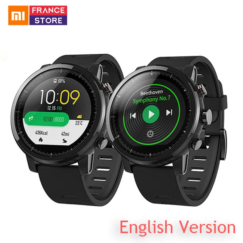 Глобальная версия Xiaomi Huami Amazfit Stratos 2 умные часы темп фитнес gps PPG пульсометр Firstbeat