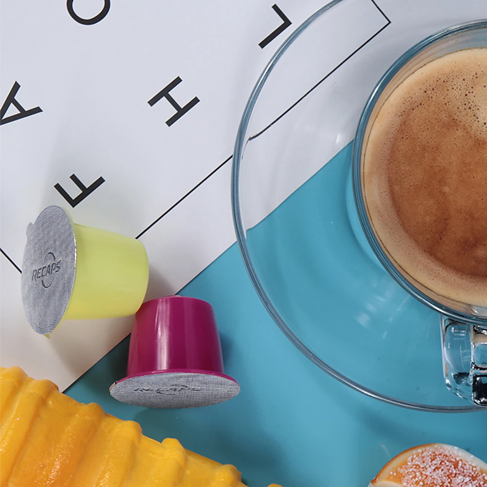 Утилизируемая пустая капсула для кофе или чая кофемашины Nespresso красного