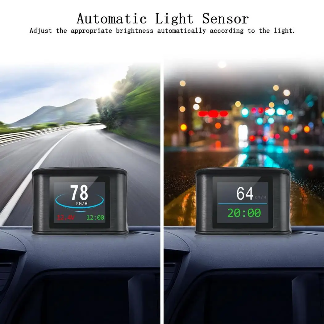 T600 2 6 дюймов gps HUD Автомобильный дисплей на бортовой компьютер hud Дисплей