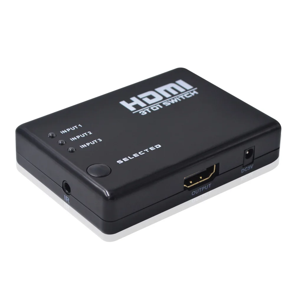HDMI переключатель 1080P 3 в 1 разветвитель для HDTV PS3 DVD IR беспроводной пульт