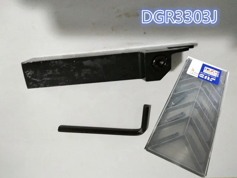 11 шт./компл. 16 мм Поворотный инструмент держатель 1 шт. и 10 DGR2002/3003/4004J IC354 ЧПУ карбида вставки