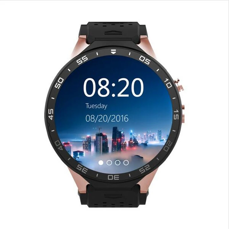 Kingwear KW88 лучше чем KW18 Смарт часы 3g 4 Гб встроенная память 512 Мб оперативная Wi Fi 1 39