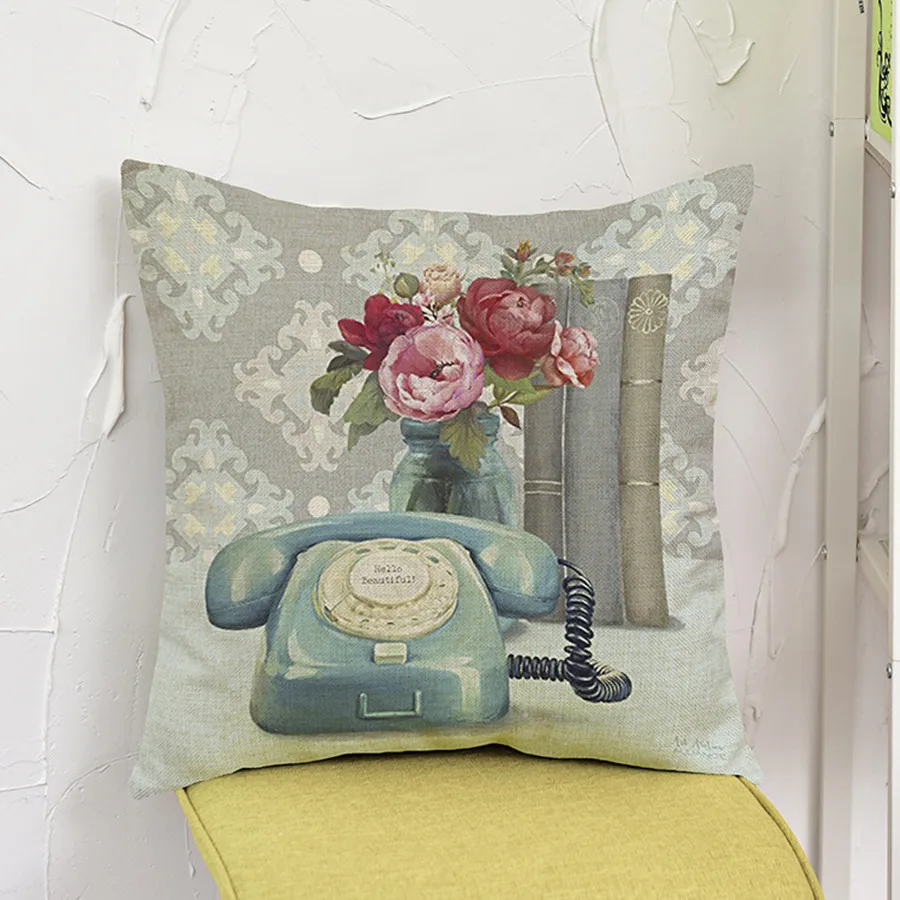 Классический Европейский Винтажный домашний стиль Подушка винтажная камера для