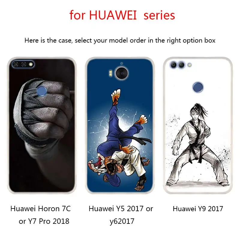 Janpan Judo Phone Case FOR Huawei Mate 10 20 30 Lite 20X Pro Nova 3 4 5i Y7 Y9 2019 2018 Cover | Мобильные телефоны и