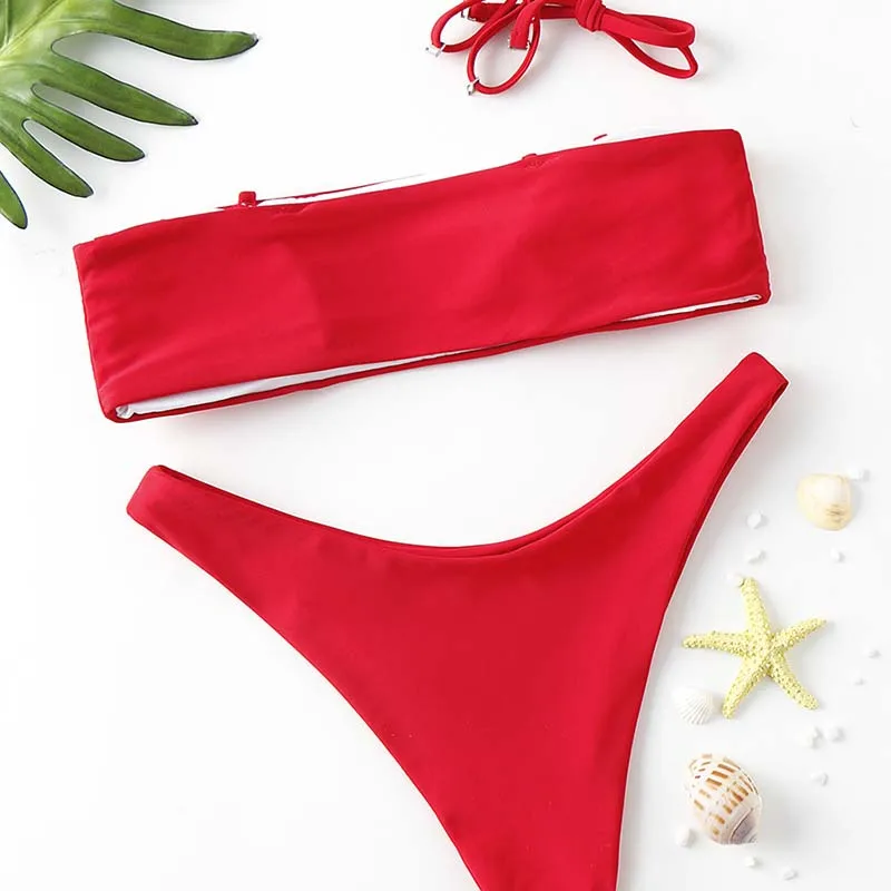 Новинка 2019 года однотонное Бикини топ в европейском и американском стиле летнее