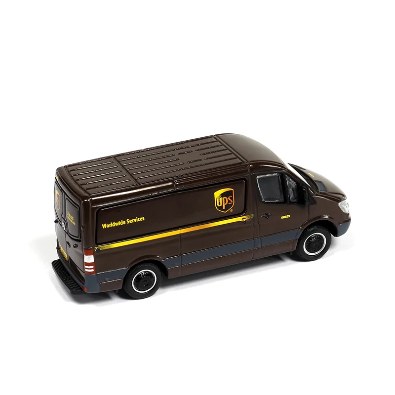 ATC64370 1: 64 литой металл Ups Express Mercedes Benz Sprinter грузовик сцена модель игрушечный автомобиль - Цвет: ATC64370