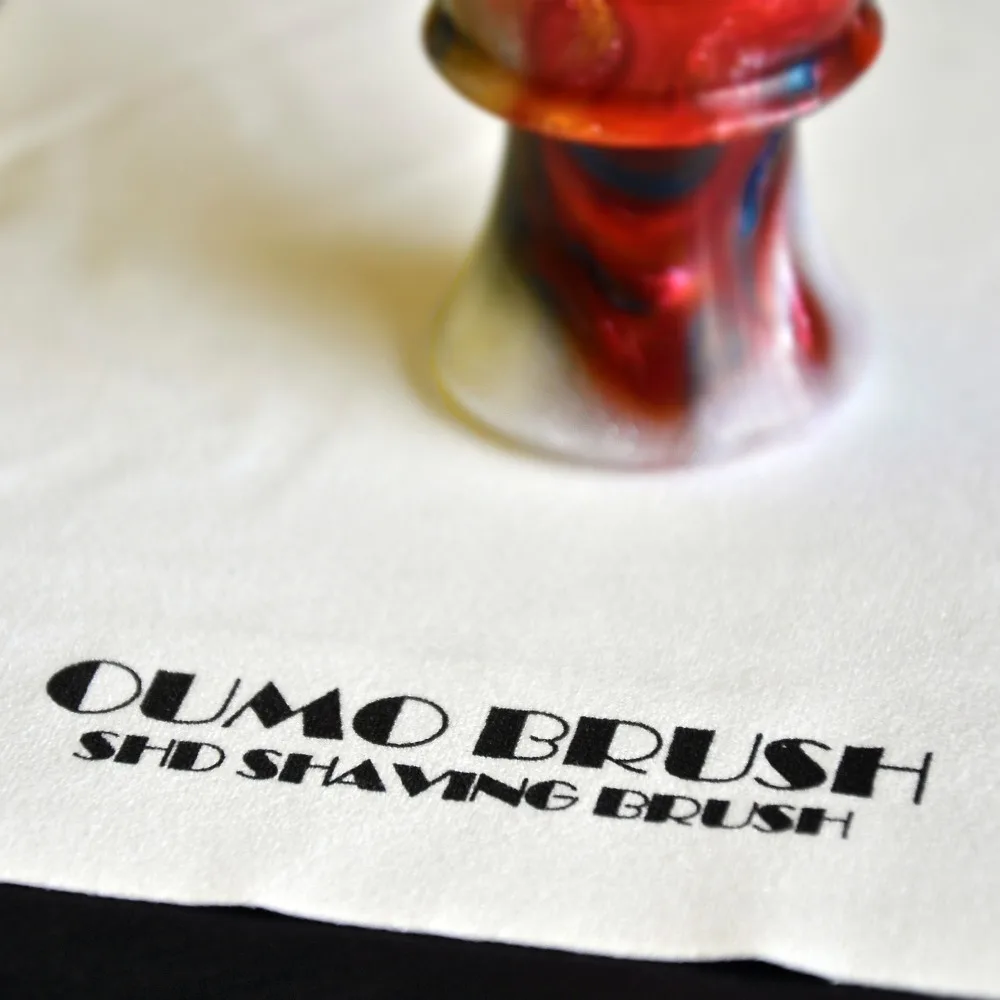 OUMOBRUSH-SHD шелковая HMW slivertip щетка для бритья с гелевым наконечником