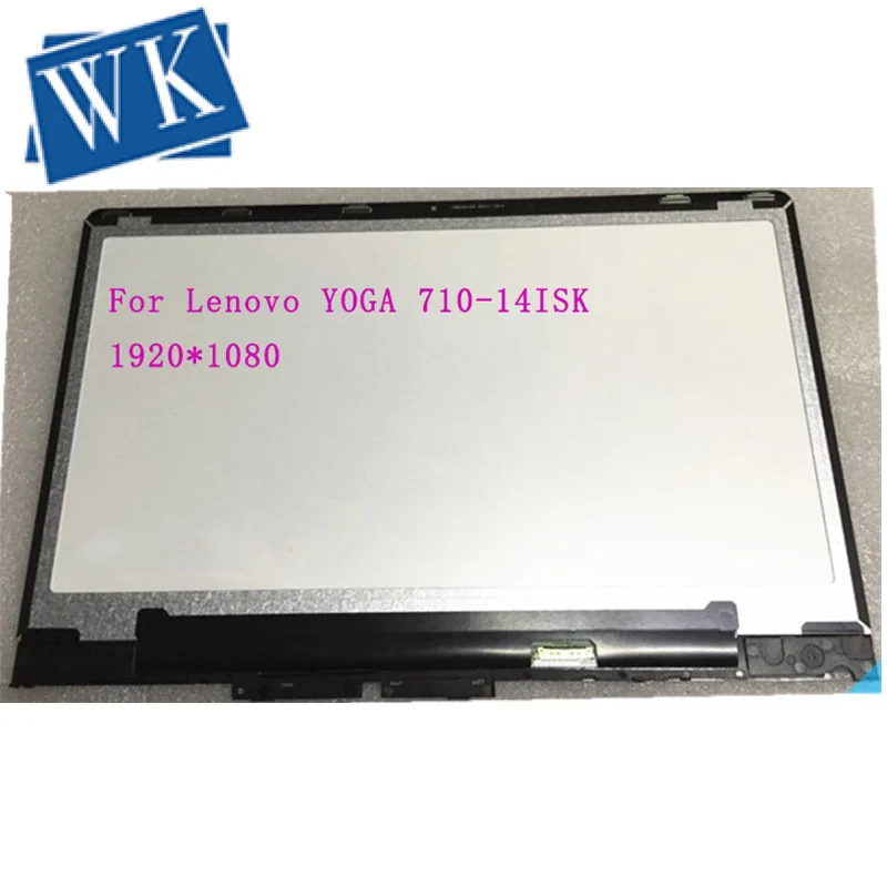ЖК дисплей для ноутбука Lenovo Yoga 710 14ISK 80TY сенсорная стеклянная панель дигитайзер в