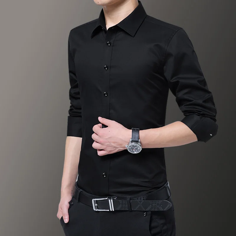 

Classic Men Plaid Shirt Long Sleeve Size S M L XL 2XL 3XL 4XL 5XL Fashion Business Casual Mens Shirts 2019 New Dress Shirt Man