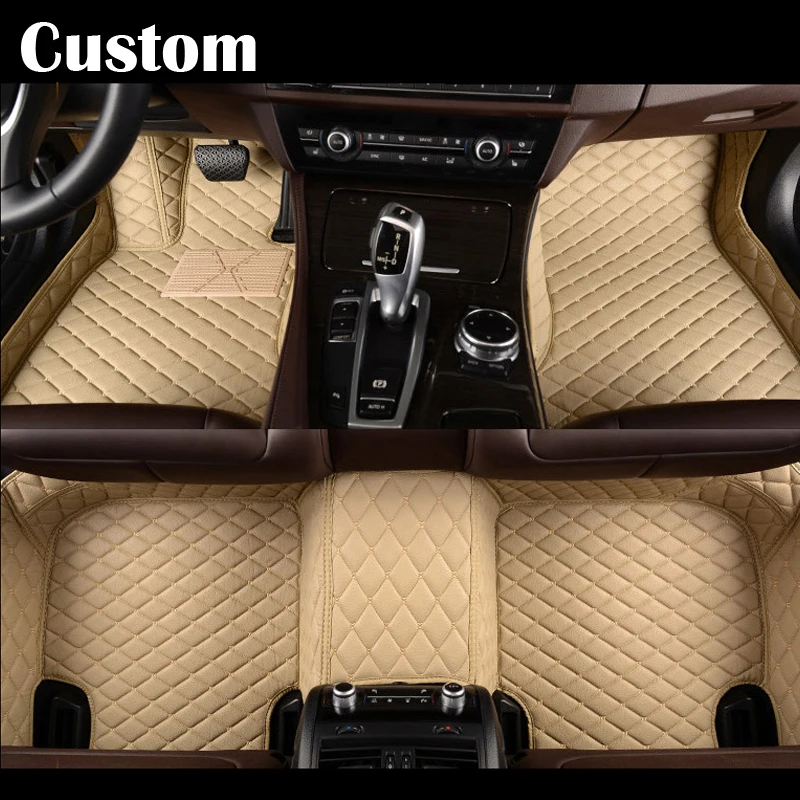 Good quality Custom fit car leather floor mats for hyundai ix35 2010-20153D car-styling carpet liners accessories colors | Автомобили и