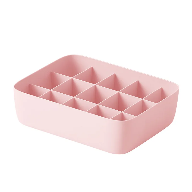 Pink Style 3 Домашний контейнер для нижнего белья, Многофункциональный пластиковый ящик для хранения - Цвет: Pink Style 3