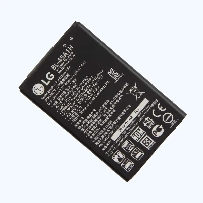 BL-45A1H Батарея для LG K10 LTE F670L F670K F670S F670 Q10 K420N 2300 мА-ч