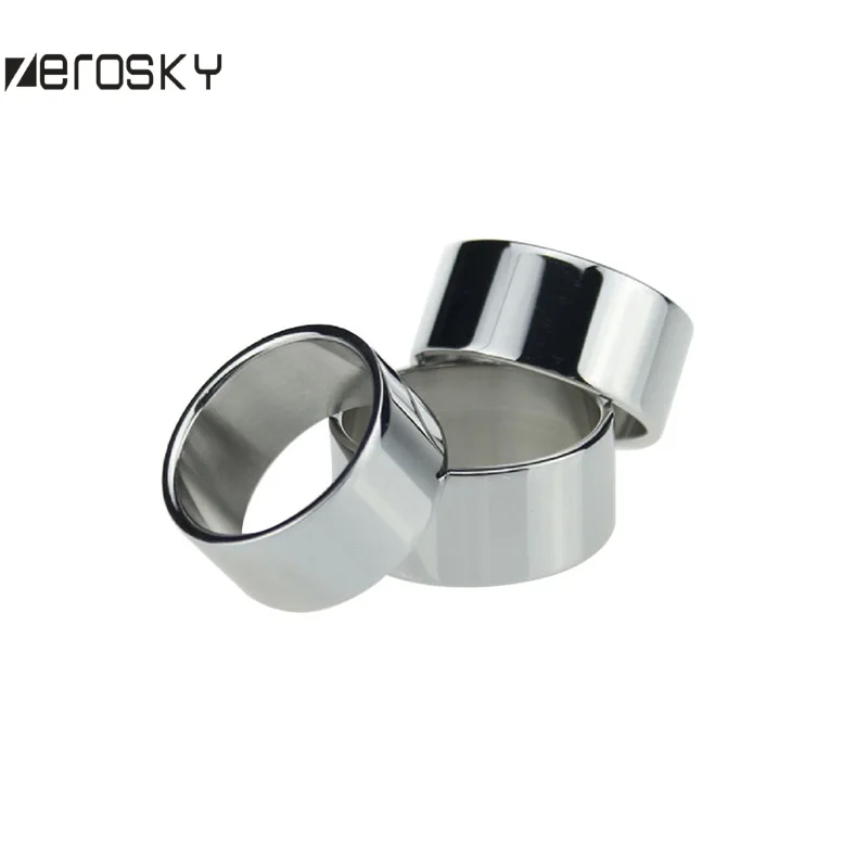 Zerosky Metal Penis Ring Delay Ejaculation Stainless Steel Clit Sturdy Orgasm Cock Sex Toys For Men | Красота и здоровье