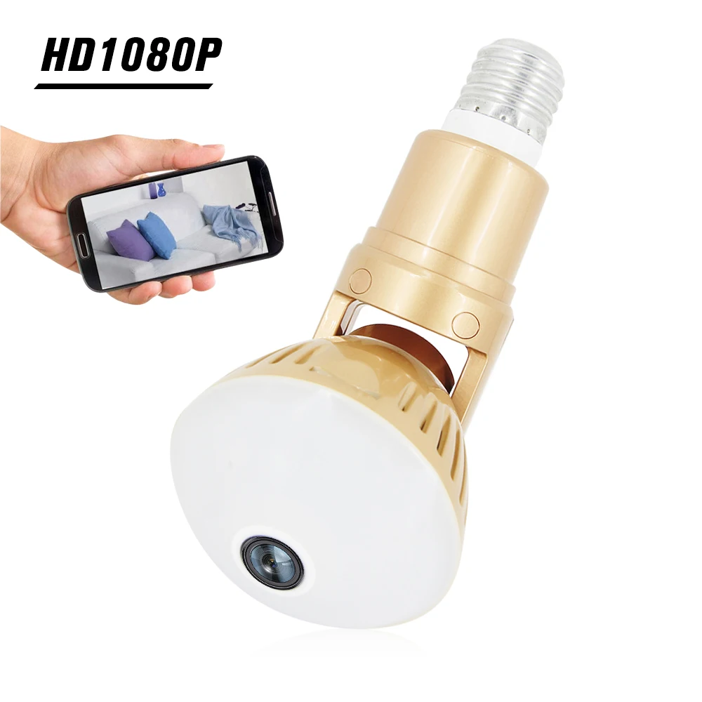 Беспроводная камера двустороннее аудио белая лампочка панорамная 960P