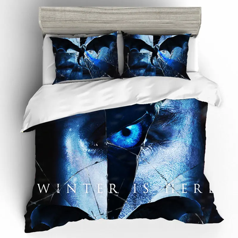 DQ0035 Game Of Thrones King Size Bedding Sets Duvet Cover Bed Sheets And Pillowcases Bed Linen Bedding Set Home Textile Dropshipping - Цвет: DQ0035