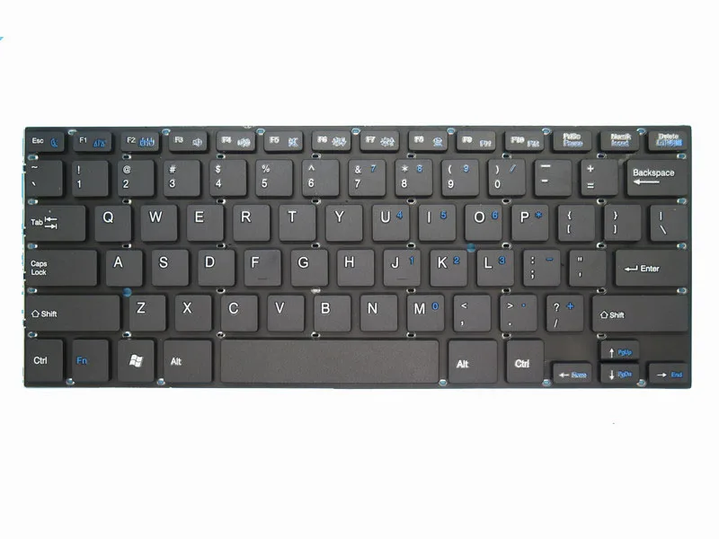 Клавиатура для нетбука DK0280A MP1113D2A2 США белый/черный без рамки V0223GBBS1 K6C08H911051 ACK 9401