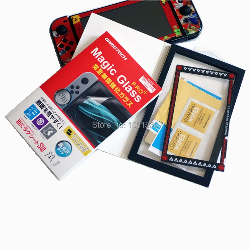Закаленное стекло 9H защита экрана для глаз Nintendo Switch аксессуары | Электроника
