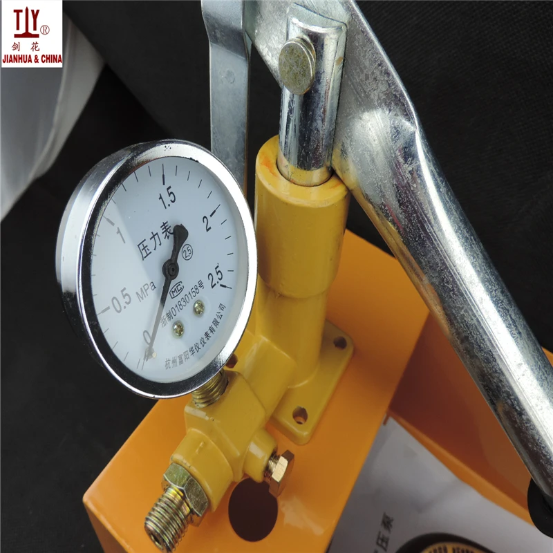 Водопроводный инструмент ручной насос для проверки давления воды