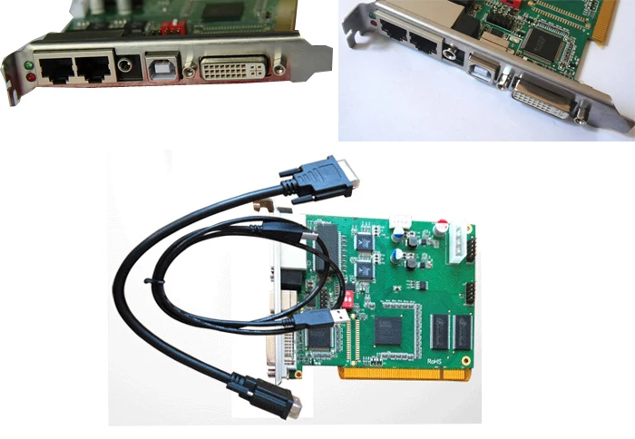 Синхронная карта видеонаблюдения TS802D отправляющая полностью цветная