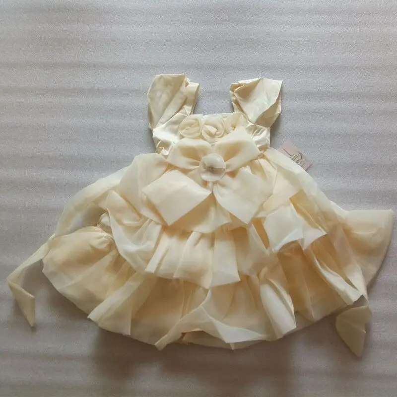 2018 летнее платье с коротким рукавом для девочек свадебное официальное принцессы