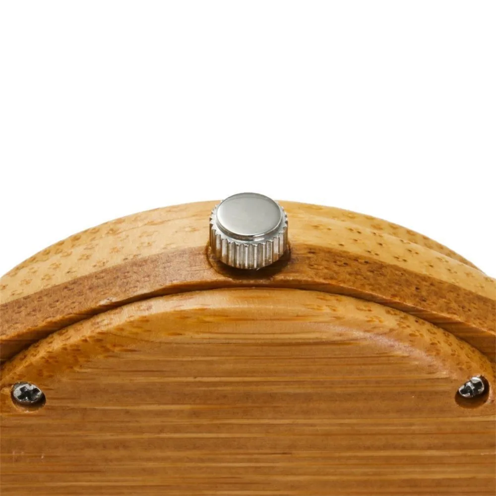 Высокая Класс Bamboo Для мужчин деревянные часы Мода творческий древесины