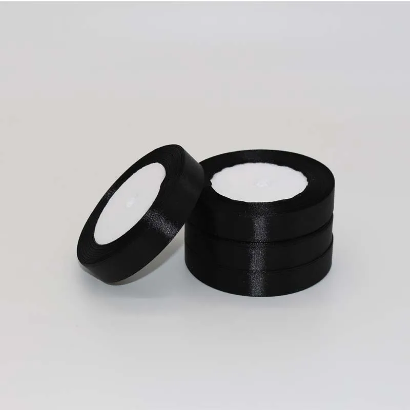 25 ярдов черные ленты длиной кружева Высококачественная недорогая декоративная