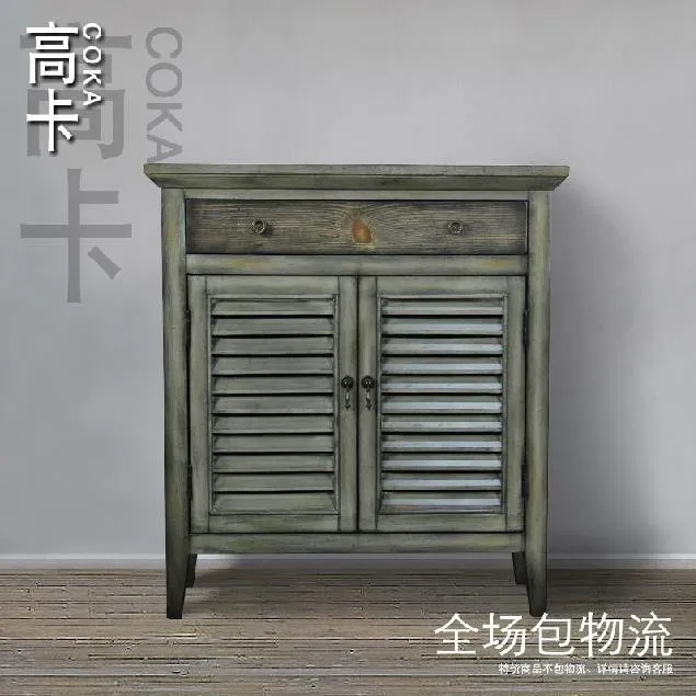 American country vintage old wooden furniture / solid wood Sideboard cupboards /storage of shoe cabinet | Канцтовары для офиса и