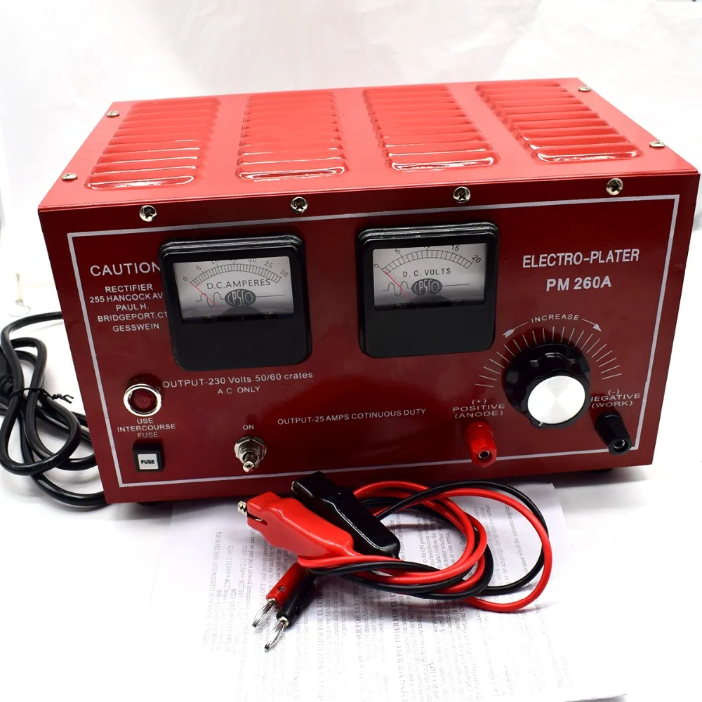 30A Платиновые украшения Платер гальванических выпрямителя 220V серебряное и