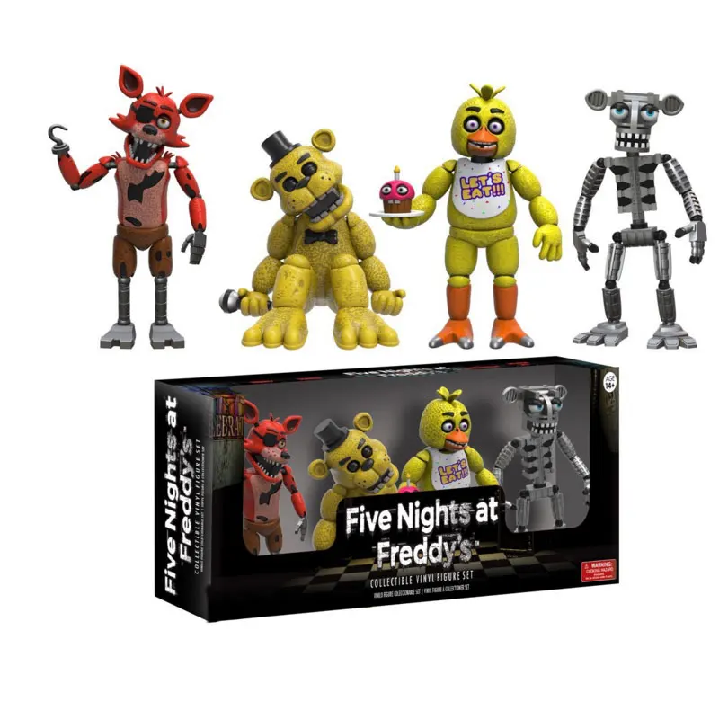 FNAF Five Nights At Freddy's Bonnie Foxy Freddy Fazbear медведь ночь Фредди игрушки Фигурки для детей |