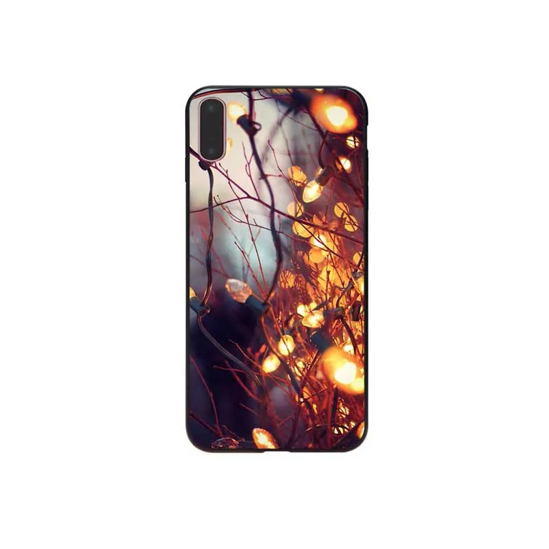 Пейзаж Зима Снег мягкий чехол для мобильного телефона Apple iPhone 7 8 6 6S Plus X XS Макс 5 5S SE