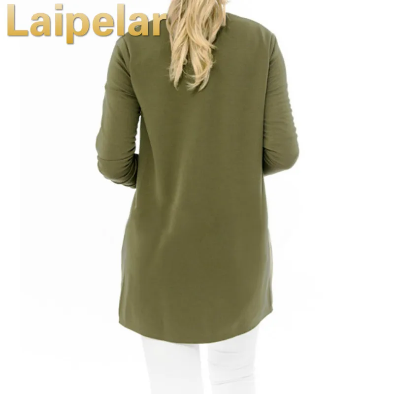 Laipelar короткая средней длины Осенняя Базовая куртка-бомбер женская цветная