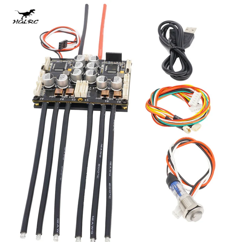 переключатель hglrc flipsky dual fsesc4 20 esc pro plus на ос