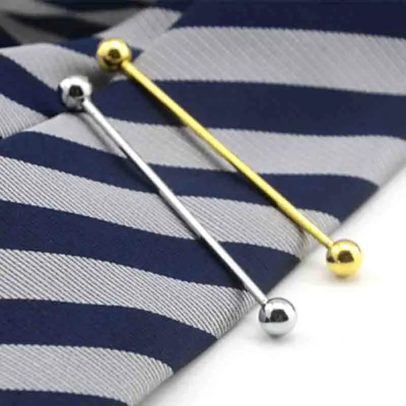 Классический галстук застежка крючок вырез горловины Pin Медь рубашка мужские