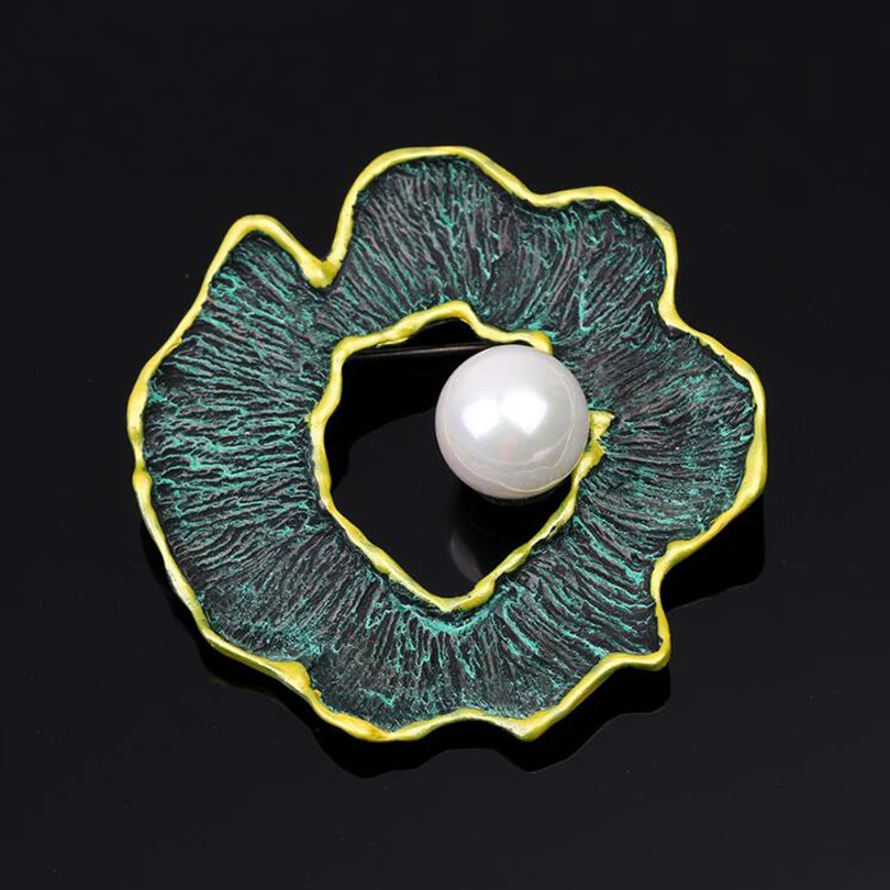 Модные Винтажные Ювелирные изделия из сплава круглый Стиль брошь на шпильке