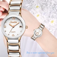 new sunkta womens watch top luxury brand stainless steel womens saterproof watches fashion sports ladies dress bracelet watch