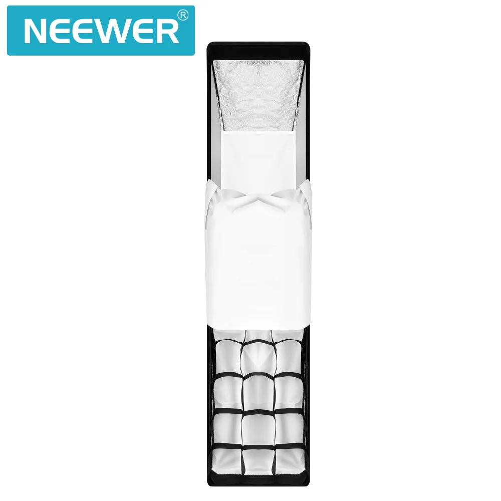 Neewer 8x36 дюймов/20x90 см сотовый софтбокс с креплением Bowens сеткой для студийной