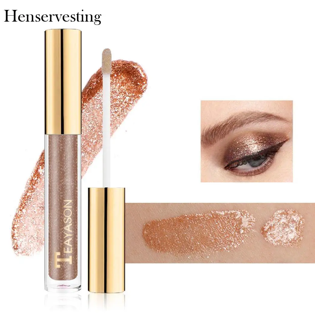 Дымчатый цвет алмазные мерцающие тени для век блестящие пигменты 8 видов цветов