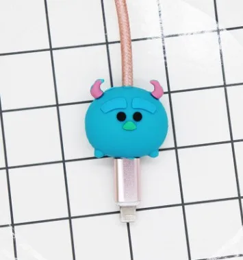 1 шт. защитный кабель с животными для iPhone, зарядный кабель для iPad, usb-шнур, защитные рукава, защитный аксессуар для телефона - Цвет: 3