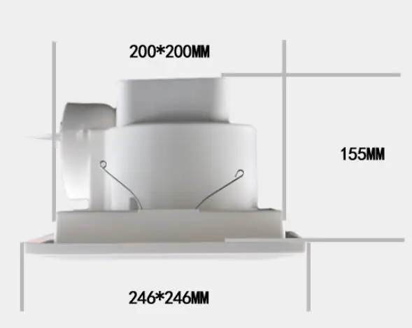 Бесплатная доставка Вытяжной вентилятор/ванной Кухня потолка mute вентилятор |