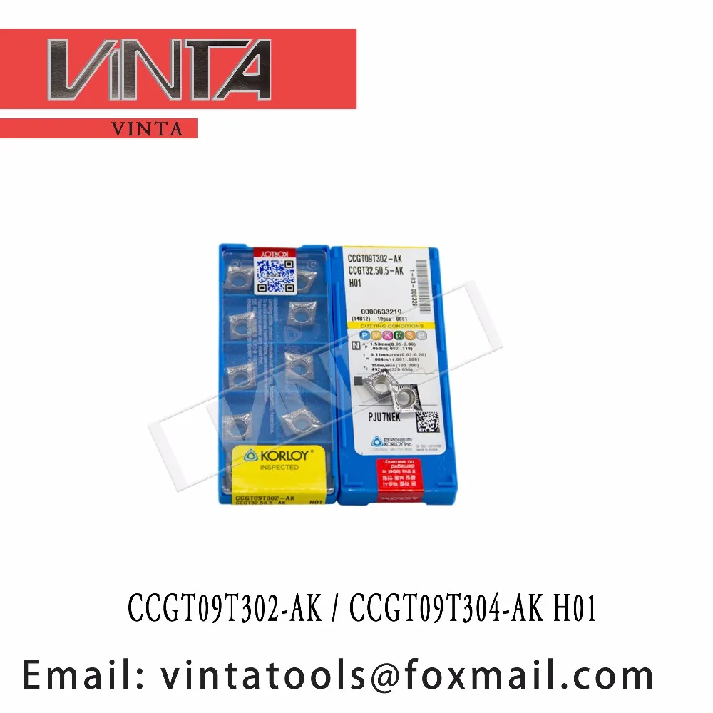 

High quality CCGT09T302-AK H01 / CCGT09T304-AK H01 cnc carbide turning inserts