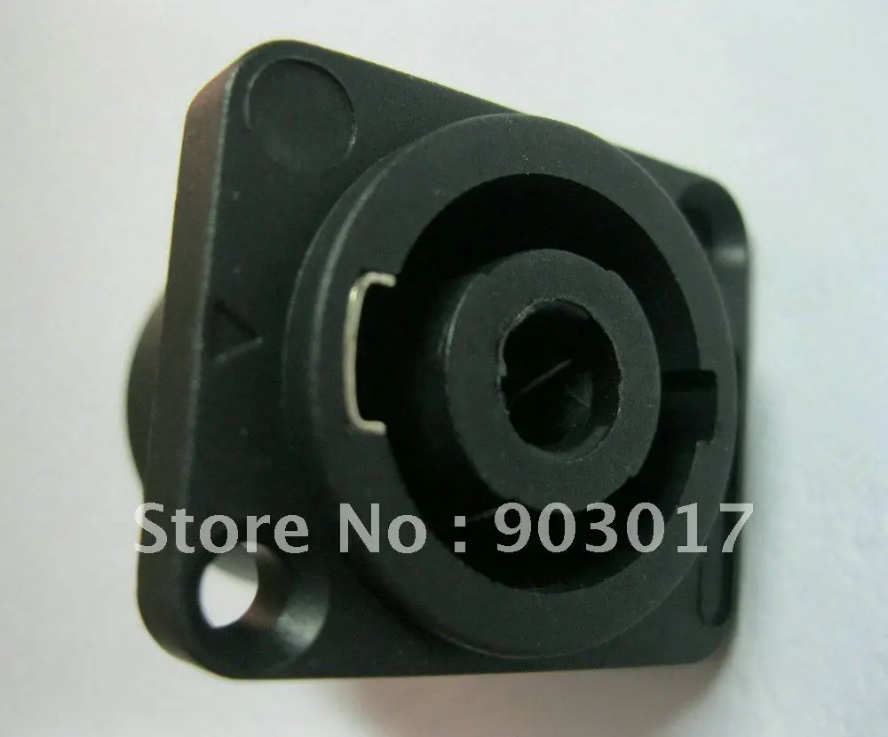 24 Pcs Speakon 4 Pin Female Jack Panel Mount Compatible Audio Cable Connector Black Color SL5281 | Обустройство дома