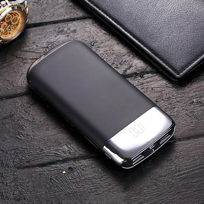 10000 мАч цифровой дисплей power Bank Внешняя батарея PoverBank USB bank портативное зарядное