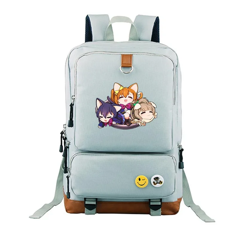 Школьные рюкзаки LoveLive! Школьный Idol Project Minami Kotori Tojo Nozomi Kawaii холщовый рюкзак с