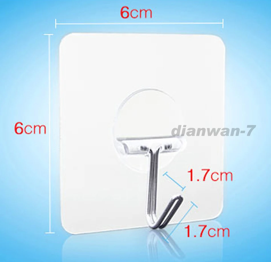 

Removable Super Duty Kitchen Bathroonm Sucker Holds 5kg Decorative Hooks Super Powerful Vacuum Sucker 4pcs/pack