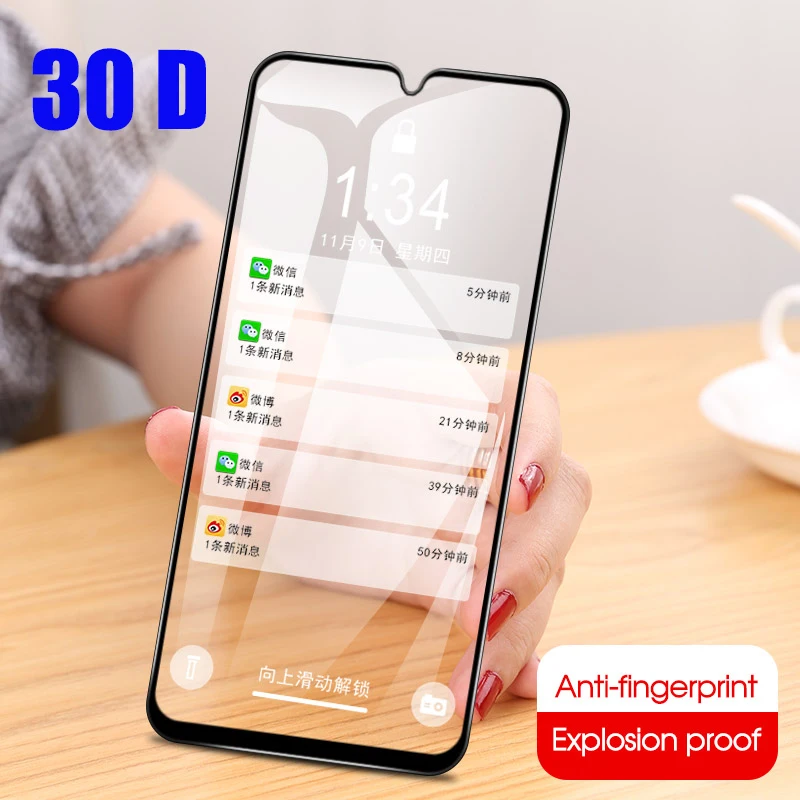 Полноэкранное закаленное стекло для UMIDIGI A5 Pro защитная пленка взрывозащищенный