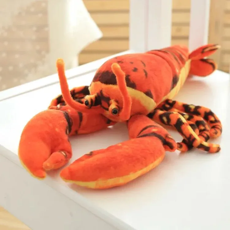 

55cm Cute Lobster Plush Stuffed Fish Toys Doll Child Baby Soft Stuffed Animal Kids Children Holiday Gift Sofa Decoration Pillow
