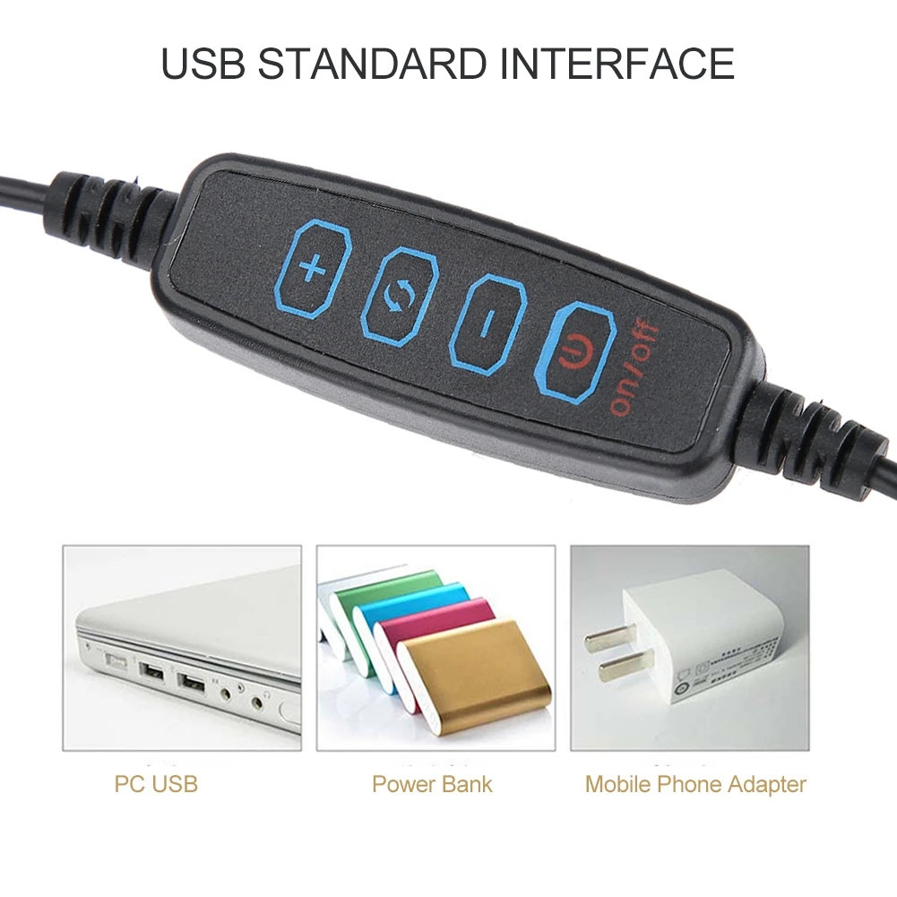 USB регулируемый светодиодный настольная лампа для ногтевого сервиса клип настольные лампы для Маникюрный Стол для чтения татуировки свет ногтей лампа для дизайна ногтей Лампа для салона