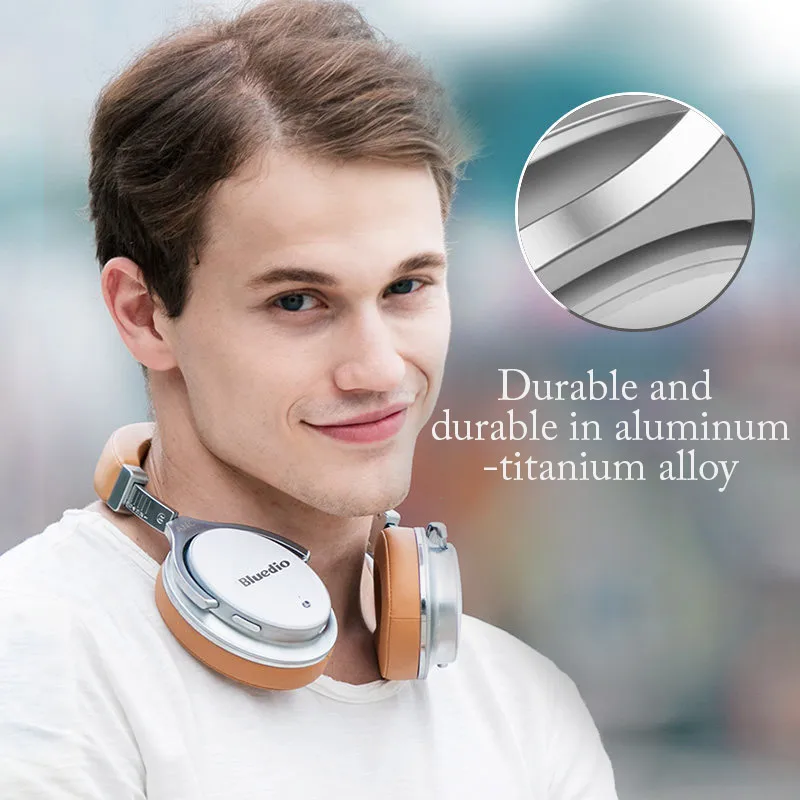 Оригинальный Новый Bluedio F2 активное шумоподавление беспроводные Bluetooth наушники