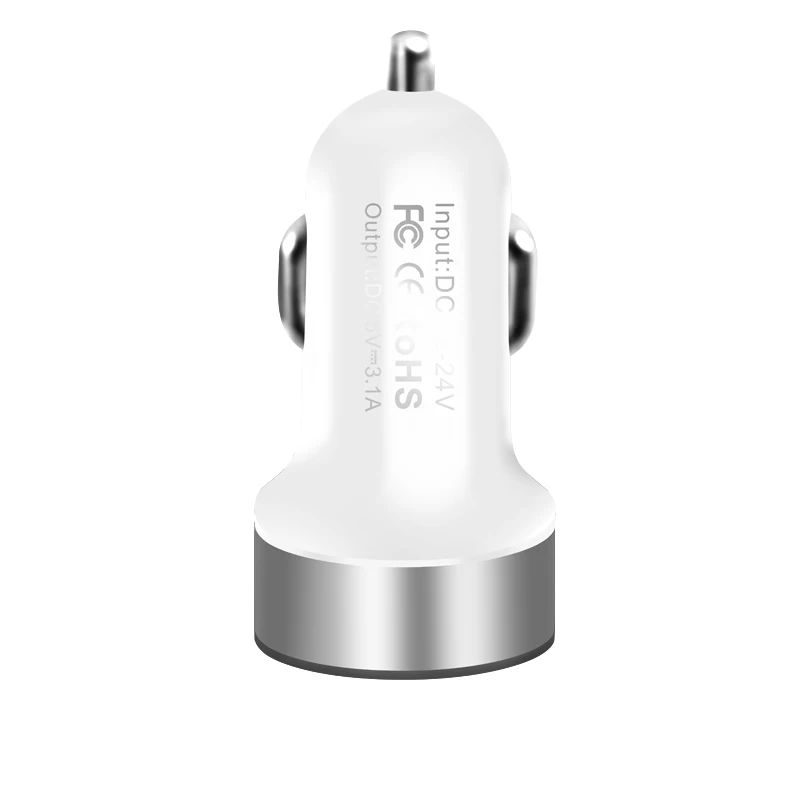 Автомобильное зарядное устройство AMEEC Mini 5V 2.1A + 1A с двумя usb-портами автомобильное